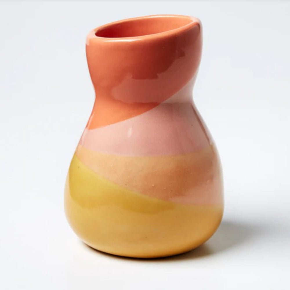 Saturday Vase Peachy Splice Bedroom Decor