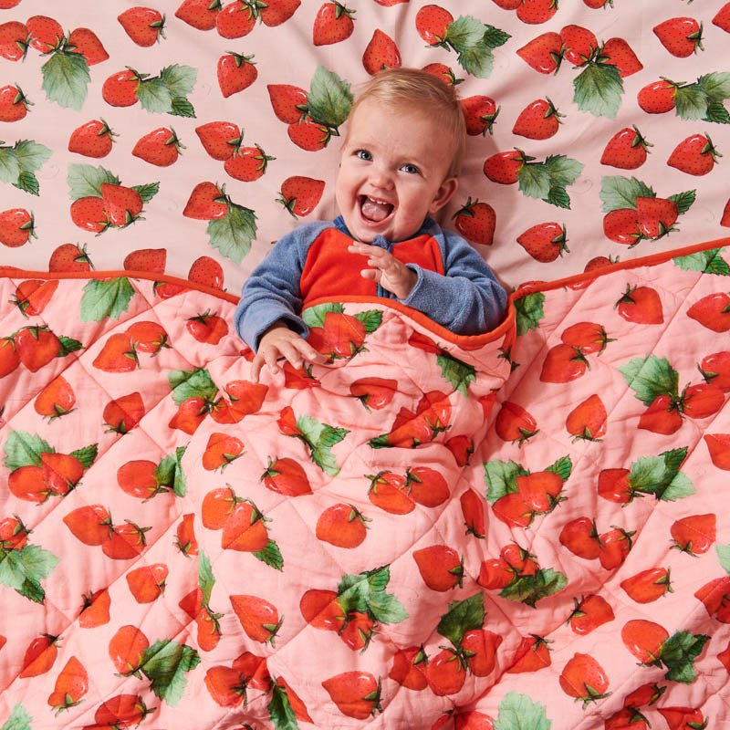 Strawberry Delight Fitted Sheet Kids Sheets