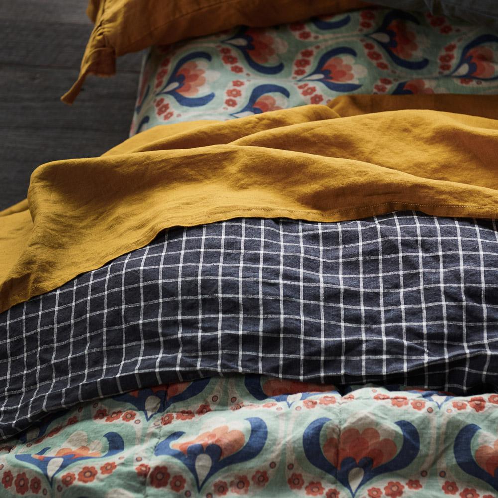 Turmeric 100 Linen Flat Sheet