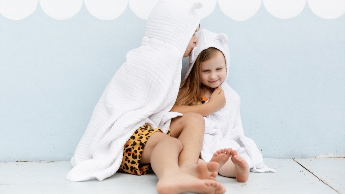 Baby and Kids Hooded Towels | pop and oli