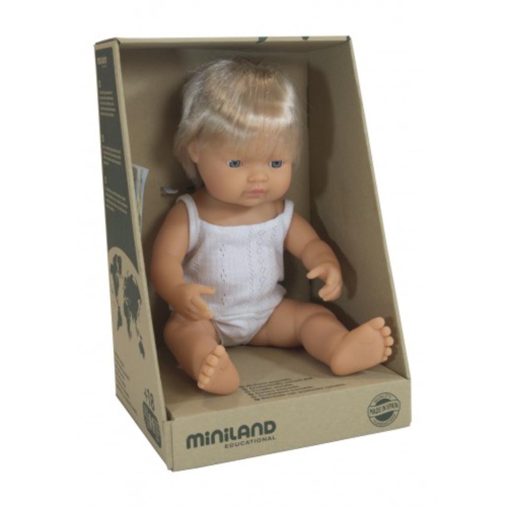 Miniland Anatomically Correct Caucasian Boy Kids Dolls