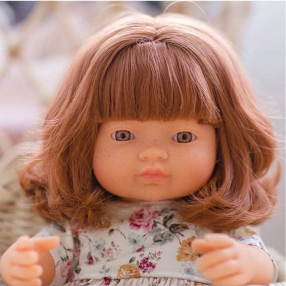 Miniland Anatomically Correct Caucasian Redhead Girl Kids Dolls